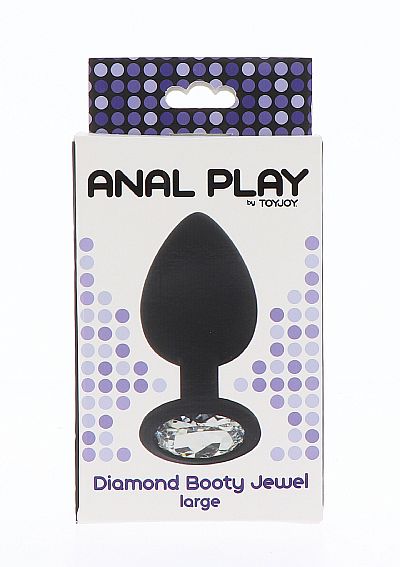 Diamond Booty Jewel Large Πρωκτική Σφήνα με Στρας 